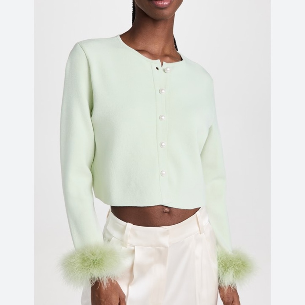 Sleeper knit cardigan with detachable feathers size M-L Shopbop